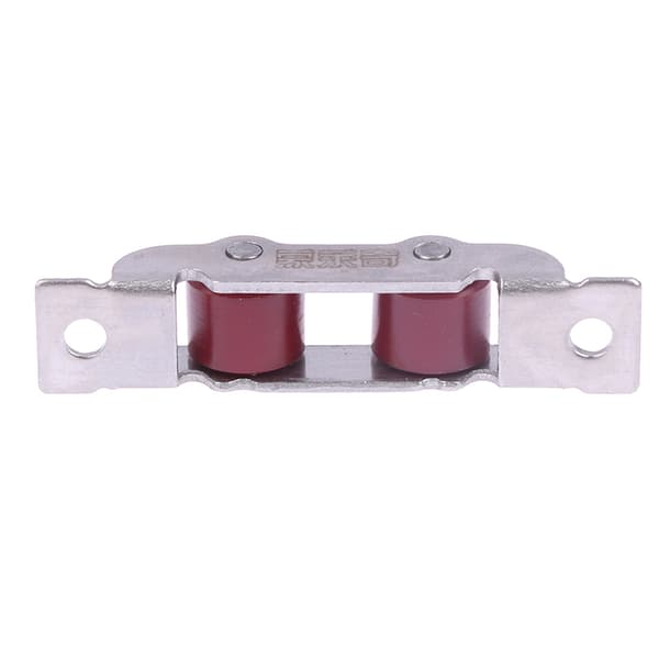 1 Stk Dørvindue i rustfrit stål Silent Nylon Pulley Slot Whee