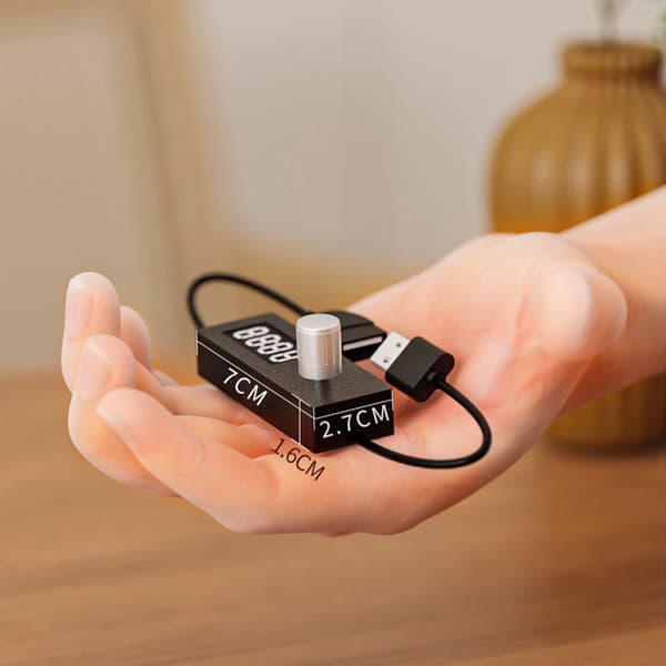 24h Automatisk Avstängningstimer Digital Nedräkningstimer USB-omkopplare 1Pcs