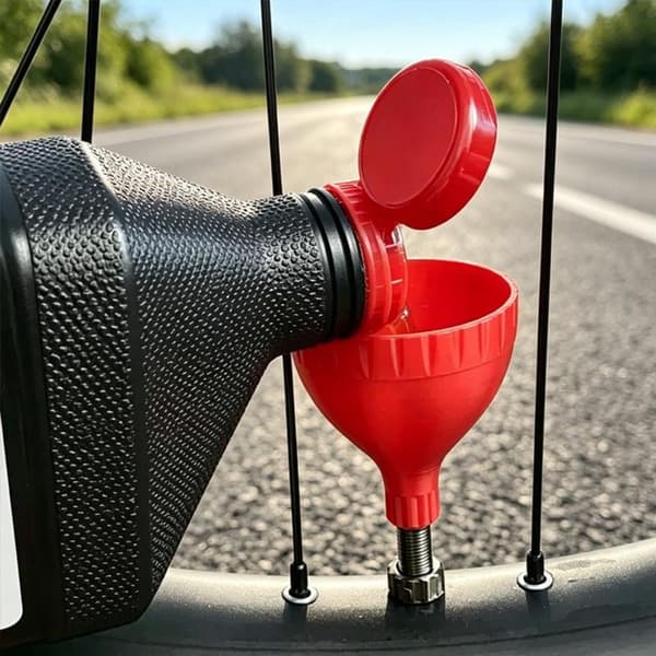 Letkuttoman pyöränrenkaan tiivisteen suppilo A2