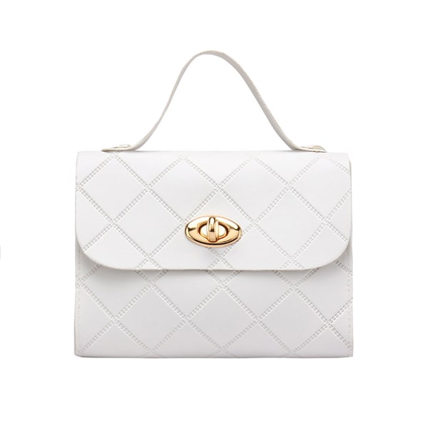 Messenger Bag for kvinner Skulderveske Mote Crossbody-vesker White