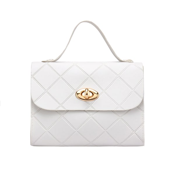 Messenger Bag för kvinnor Axelväska Mode Crossbody-väskor White