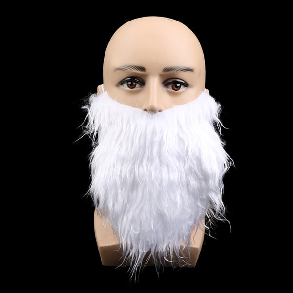 Festforestillingsrekvisitter Julemanden hvidt skæg Skægsæt Xmas B