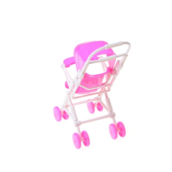 Barnevogn Barnevogn Vogn Dukkemøbler Til dukker Tilbehør Pink 20cm