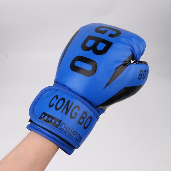 Boksetrening Sparringhansker Barn Muay Thai Punching Karate Blue