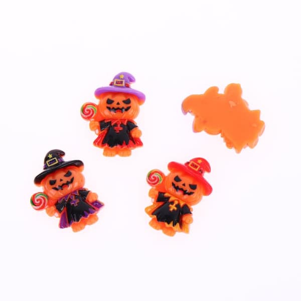 5 st Halloween Pumpa Trollkarl Jack Hartsberlocker För DIY Hallowe Red