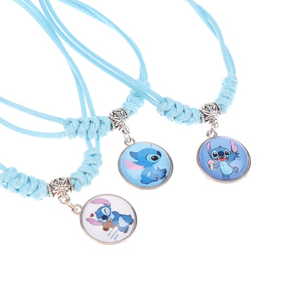 2024 New Anime Stitch And Stitch Time Gemstone Blue Armband Le A20