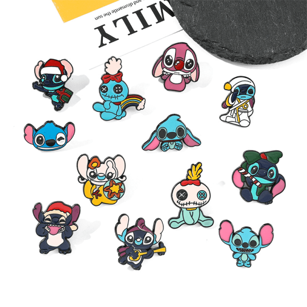 Tegneserie Emalje Pin Ryggsekk Merker Nydelig Anime Lapel Pin Cloth A35