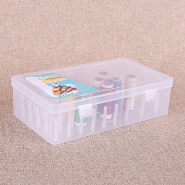 42 Axis Sytråd Box Transparent Wire Opbevaring Organizer