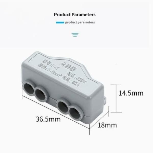 Kompakta elektriska skarvkontakter Hög effekt Hög effekt skarv