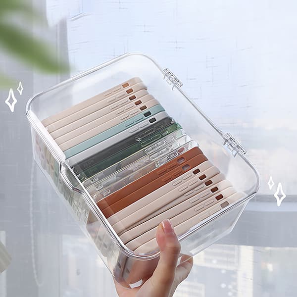 Akryl Diverse Förvaringskorg Phone Case Ins Transpare Clear