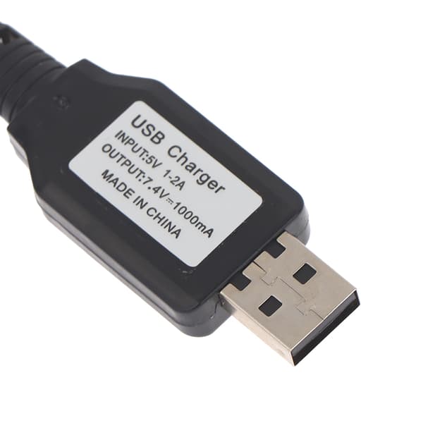 7.4v (3.7v X2) USB-opladerkabel SM-4P Li-ion-batteri Frem/Tilbage A2
