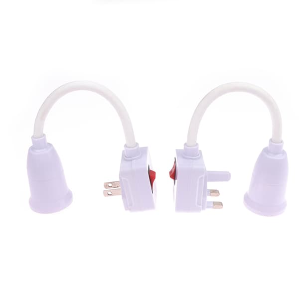 1 kpl LED-lamppu E27-kantainen lampun kannan pidikkeen sovitin Converte A