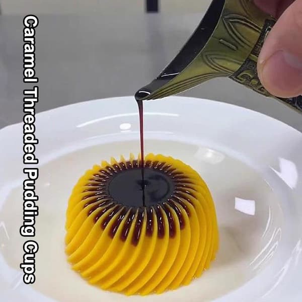 Spiral Epleform Mousse Desserter Kakeform Silikonform Gjenbrukbar A3