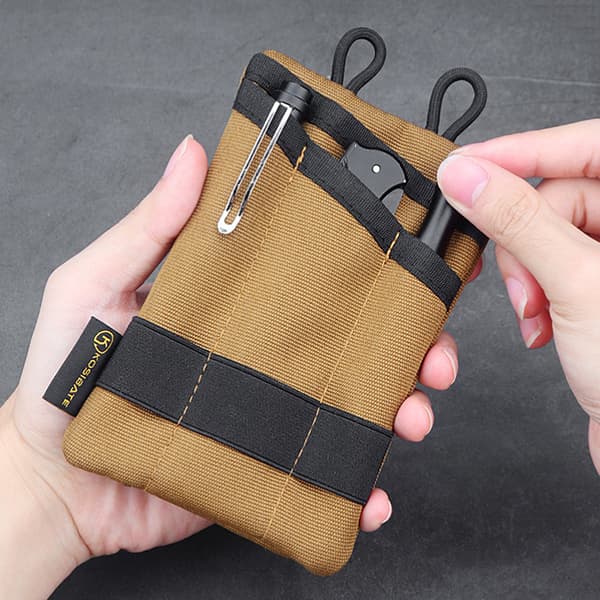 Mini EDC-påse, diverseväska, multifunktionell förvaringsväska Green