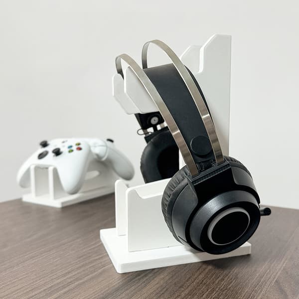 Multifunktionel Universal Spillecontroller Stand i Massivt Træ Og A2