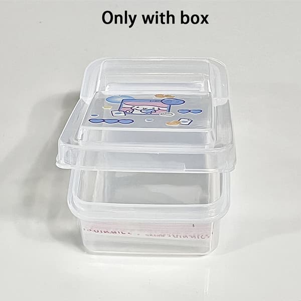 1 ST Collection Container Case Transparent förvaringslåda i plast