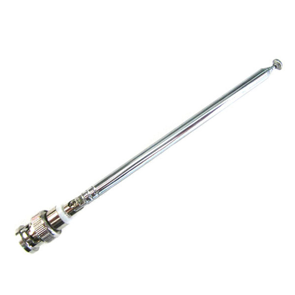 FM-radioantenne BNC-stik Teleskopantenne 0,7m Rustfri