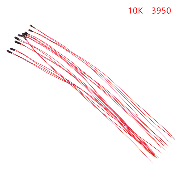 10 kpl NTC- thermal lämpövastus MF52B 10K 100K anturin johto 10K　3950