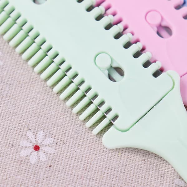 Dubbla sidor Razor DIY Trimmer med blad Hår Razor Kamhår 1PCS