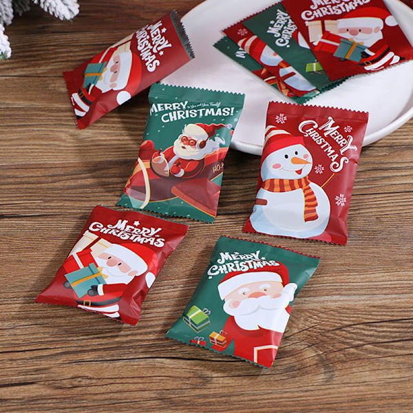 100 kpl Christmas Hot Seal pussit Keksipakkaukset Xmas New Year
