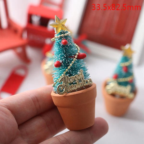 1:12 Dollhouse Miniture Joulukuusi ruukku s Koristetila