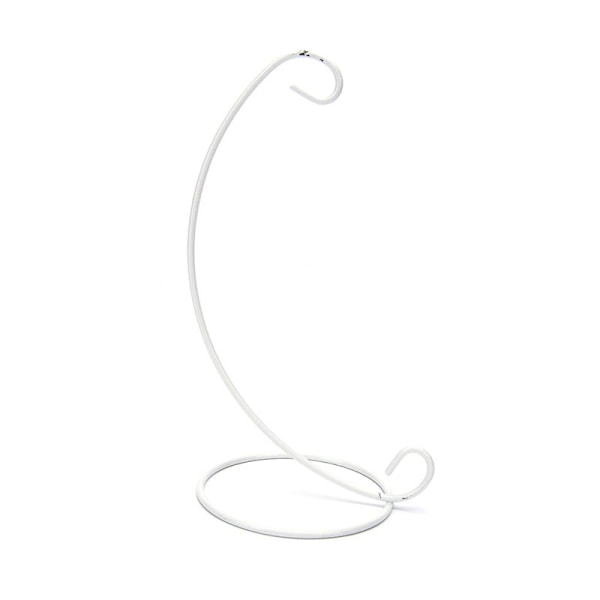 1X 23cm 9\" Jern Stativholder til Klar Glas Hængende Vase Hjem white