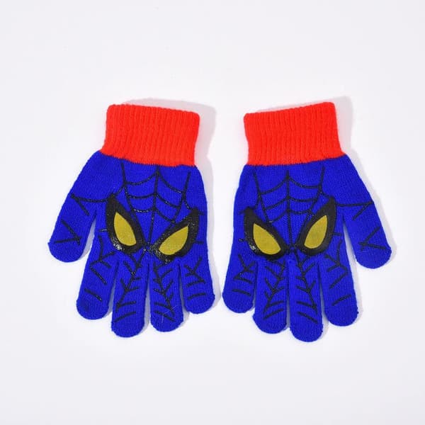 Spider-Man Marvel Børne Vinter Varme Strikhandsker 5-10 År Daglig Red