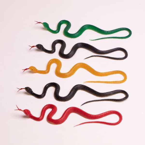 40 cm Realistisk Gummi Leksaksorm Simulering Python Halloween Födelsedag A8