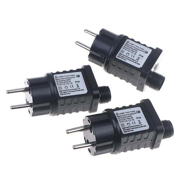 EU US UK Plugg AC 220V 110V Til 31VDC 6W 24V 5V Transformator LED L UK 31V6W