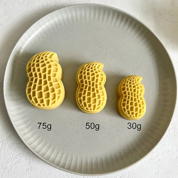 30g 50g 75g Mini Jordnötsformad Måntårta Form Kakform ter Ram B 50g