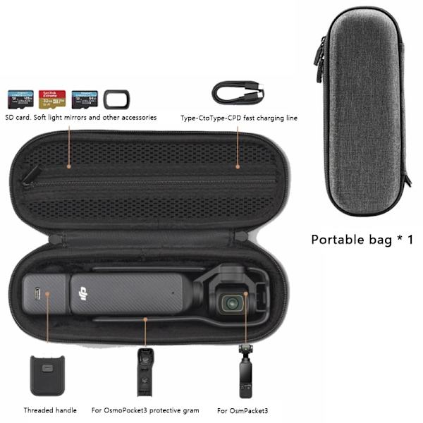 Bärväska Case För DJI Osmo Pocket 3 Skyddande Rese Nylon osmo pocket 3
