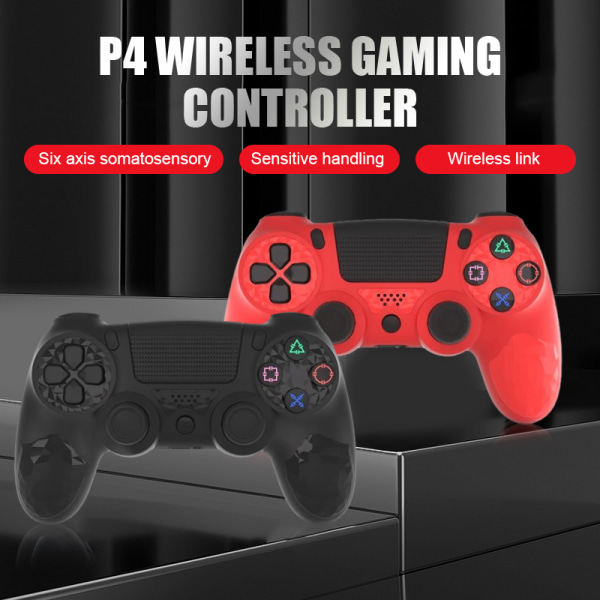 Den nye til PS4 Gamepad Scheme Stabilized P4 Controller Bluetoo red