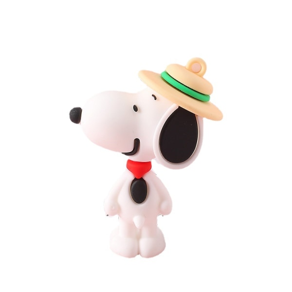 Tecknad Anime Snoopy Dog Kawaii Nyckelringar Nyckelring för bil Nyckel Rin 1#