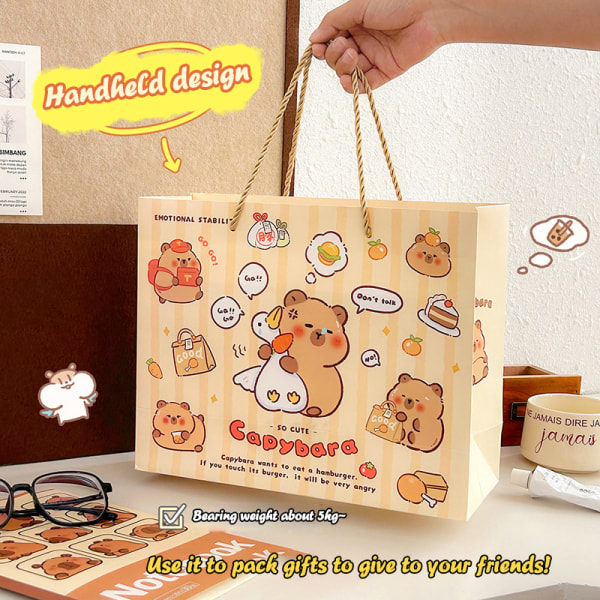 Kapibala Papirpose Capybara Kuromi Candy Cookie Gift Packing Ba A2