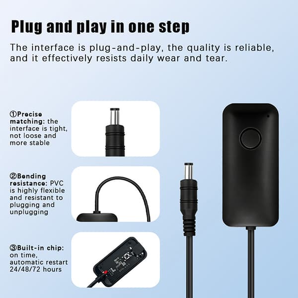 Router Genstart Kabel Automatisk Slukketimer Med Timer Justering 1PC