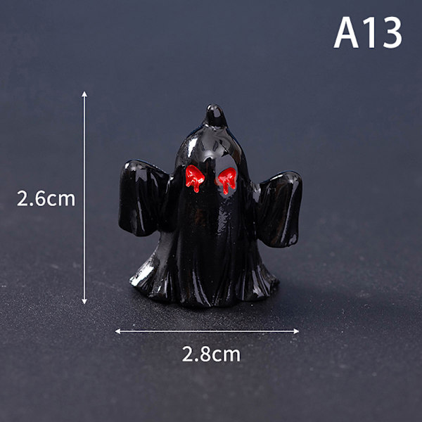 Halloween Mikro Landskap Miniatyr Resin Håndverk Mini Fe Hagem A13