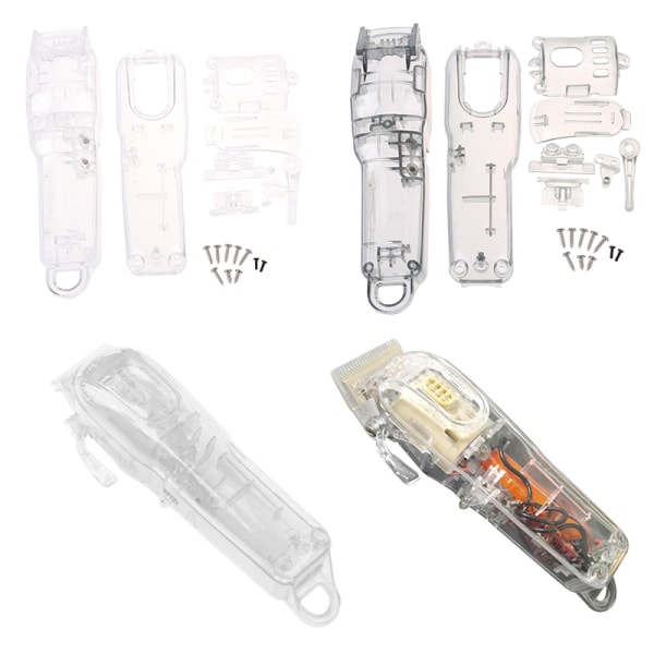 8 kpl / set Barber Electric Clipper Shell Set for 8591 8148 Modifi Gray