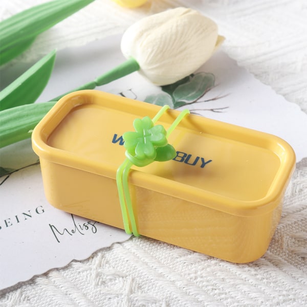 5 st silikonband för barn Lunchbox Bento Bag Slips Wrap Band
