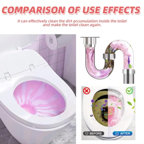 10 kpl WC-puhdistus poretabletti WC-puhdistusaine Deodo Blue