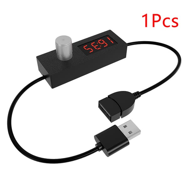 24h Automatisk Avstängningstimer Digital Nedräkningstimer USB-omkopplare 1Pcs
