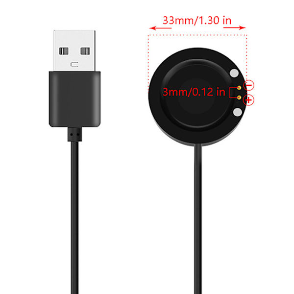 Smartwatch Lader Dock Stander Vuggebeslag Kompatibel til T50 A