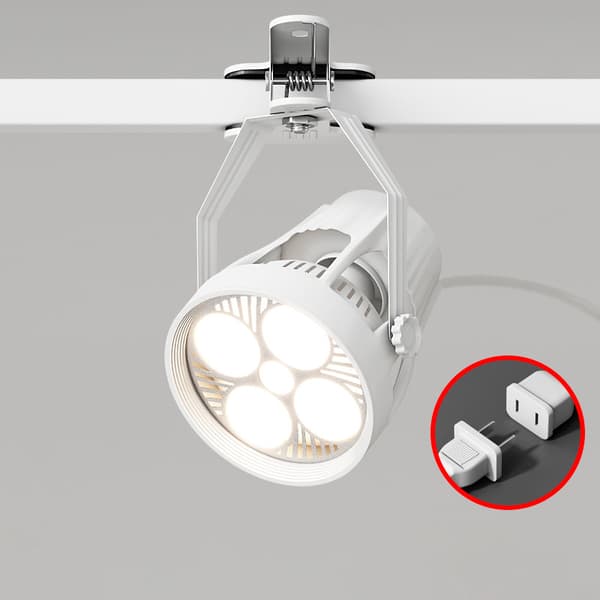 LED E27 Spårljusfäste Bas 2-ledare Skentaklampor Hållare A13