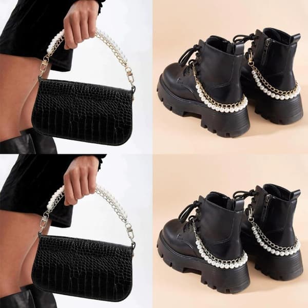 Pärlkedjerem för handväska modeaccessoarer för handväskor A2