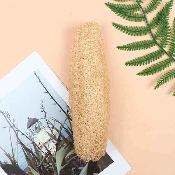 1 stk. Naturlig Loofah Luffa Køkken Rengøring Børste Pot Skål Svamp