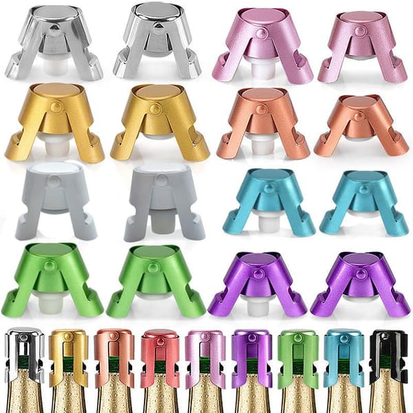 Vinflaskestopper Vin Ølflaskekorkplugg Rustfritt Stål A8