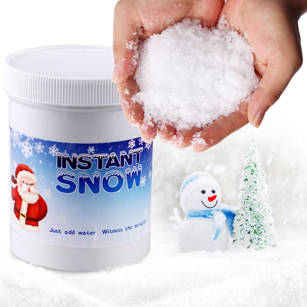 Instant Snow  Snepulver - Lav 6-8 Galloner Kunstig Sne White
