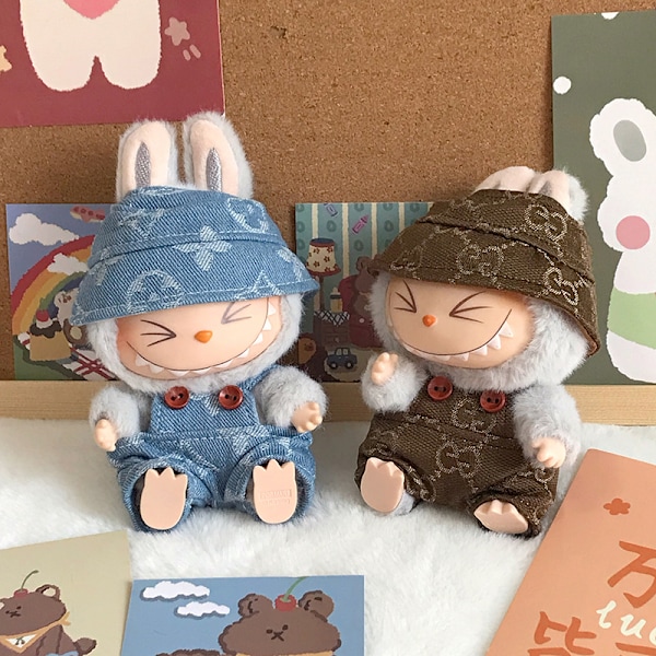 2 kpl Vaatteita Labubu-nukeille, Tyylikkäät Kawaii Ou -asusteet A3