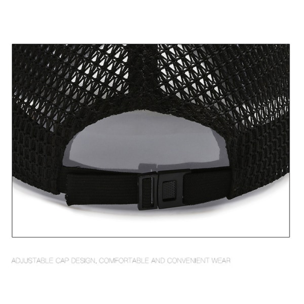 Sommar Andas Mesh Baseball Cap Kvinnor Män UV-skydd Ut A