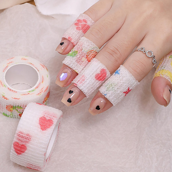 Nail Finger Protection Bandage Flex Anti UV Åndbar Wrap Tap 2.5cm*4m