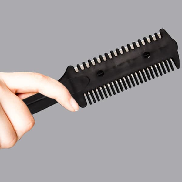 Dubbla sidor Razor DIY Trimmer med blad Hår Razor Kamhår 1PCS